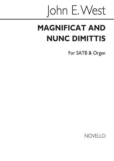 J.E. West: Magnificat And Nunc Dimittis In A, GchKlav (Chpa)