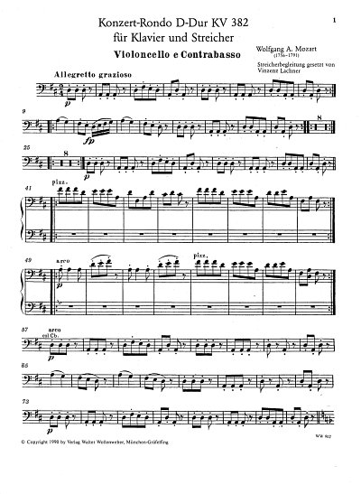 AQ: W.A. Mozart: Rondo 1 D-Dur Kv 382 (B-Ware)