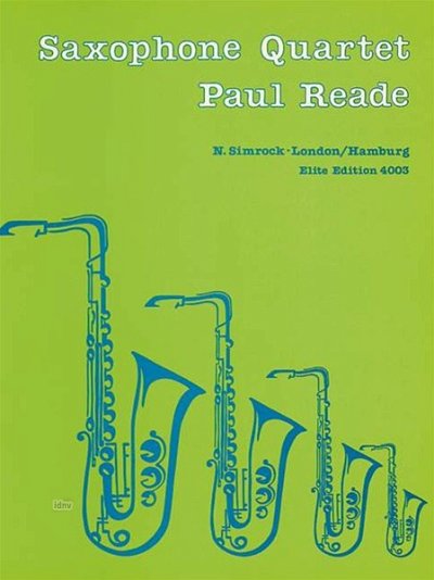 P. Reade: Saxophon-Quartett