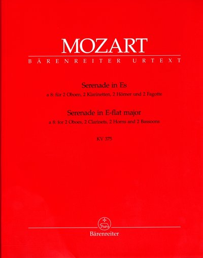 W.A. Mozart: Serenade for 2 Oboes, 2 Clarinets, 2 Horns and 2 Bassoons in E-flat major K. 375