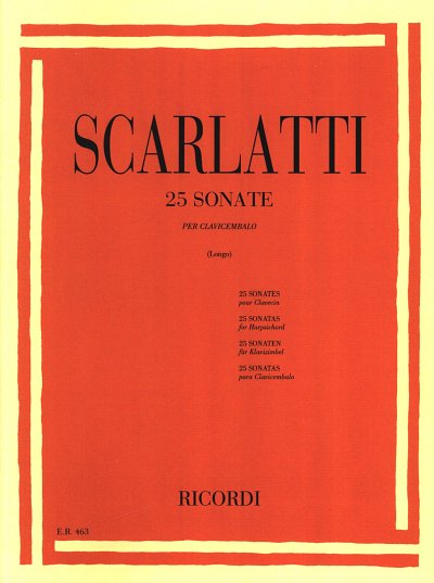 AQ: D. Scarlatti: 25 Sonate, Klav (B-Ware)