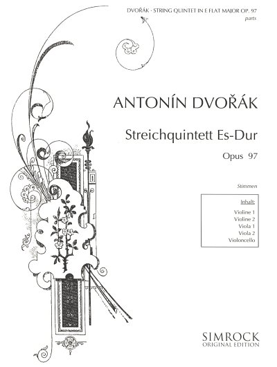 A. Dvo_ák: Streichquintett Es-Dur op. 97 , 5Str (Stsatz)