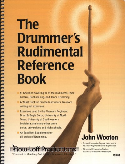 J. Wooten: The Drummer's Rudimental Reference Book, Schlagz