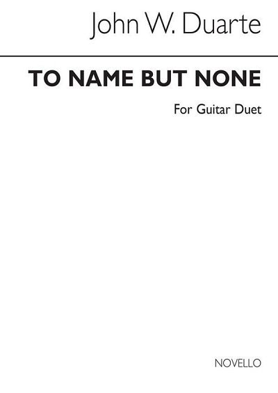 To Name But None for 2 Guitars, Git