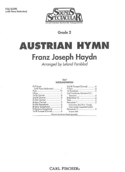 J. Haydn: Austrian Hymn, Blaso (Part.)