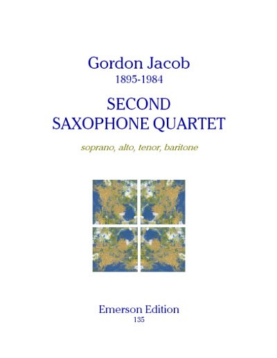 Second Saxophone Quartet, 4Sax (Pa+St)