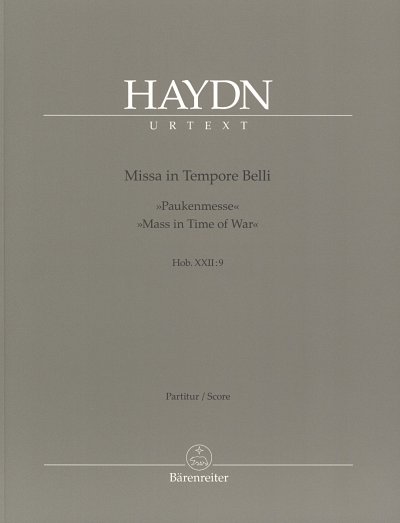 J. Haydn: Missa in Tempore Belli, 4GesGchOrchO (Part.)
