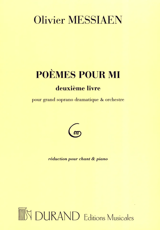 O. Messiaen: Poèmes pour mi 2 , GesHKlav (KA) (0)