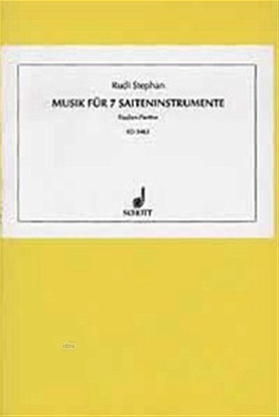R. Stephan: Musik für 7 Saiteninstrumente
