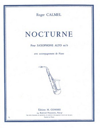 R. Calmel: Nocturne, SaxKlav (KlavpaSt)