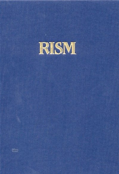 Internationales Quellenlexikon der Musik (RISM), Serie A/1