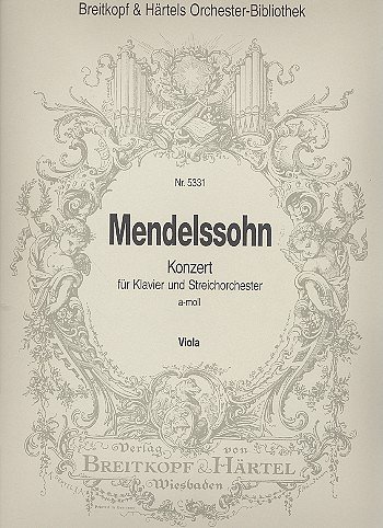F. Mendelssohn Bartholdy: Konzert für Klavier und Orchester a-Moll