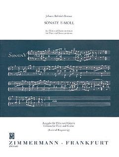 Roman Johann Helmich: Sonate E-Moll