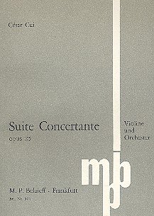 C. Cui: Suite Concertante op. 25