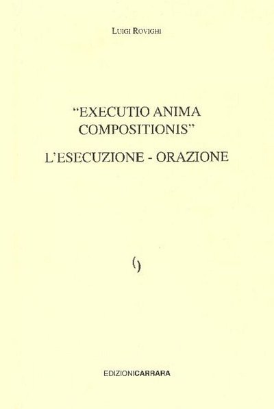 Executio anima compositionis (Bu)