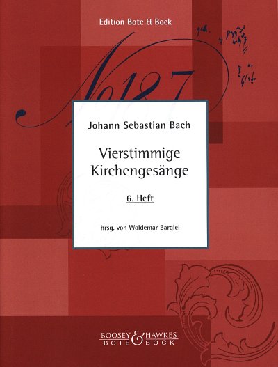 AQ: J.S. Bach: Vierstimmige Kirchengesaenge 6 (B-Ware)