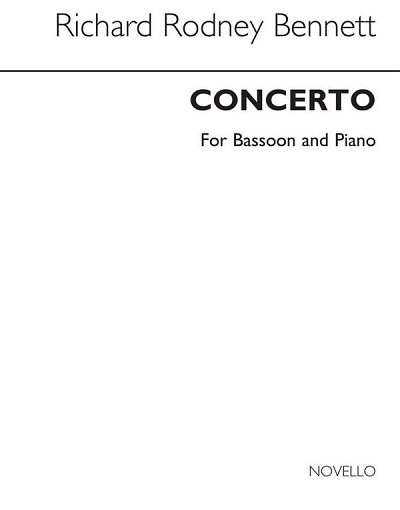 R.R. Bennett: Concerto (Basson Part And Piano , FagOrch (Bu)
