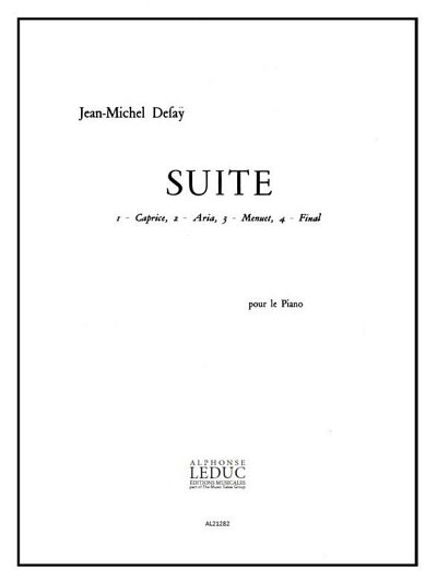 J.-M. Defaye: Suite, Klav