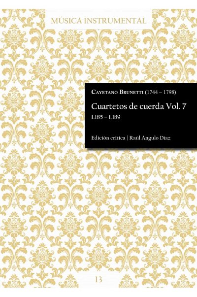 G. Brunetti: Cuartetos de cuerda 7, 2VlVaVc (Part.)