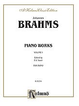 DL: J. Brahms: Brahms: Piano Works (Volume I: Op. 1 to Op., 