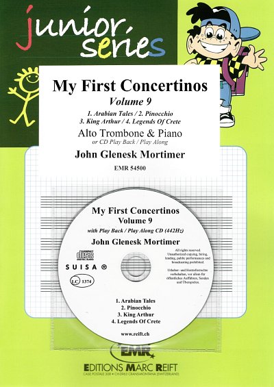 J.G. Mortimer: My First Concertinos Volume, AltposKlav (+CD)