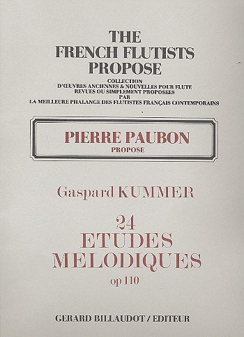 C. Kummer: 24 Etudes Melodiques op. 110, Fl