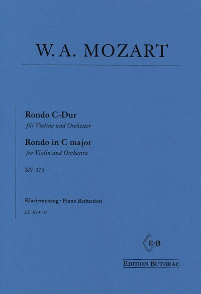 W.A. Mozart: Rondo C-Dur KV 373, VlKlav (KlavpaSt)