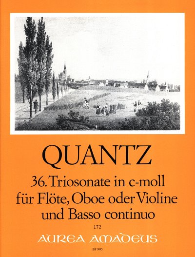 J.J. Quantz: Triosonate Nr. 36 c-moll QV , FlOb/VlBc (Pa+St)