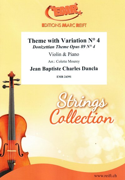 DL: C. Dancla: Theme with Variations No. 4, VlKlav