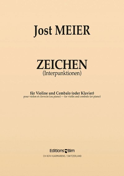 J. Meier: Zeichen, VlCemb/Klv (KlavpaSt)