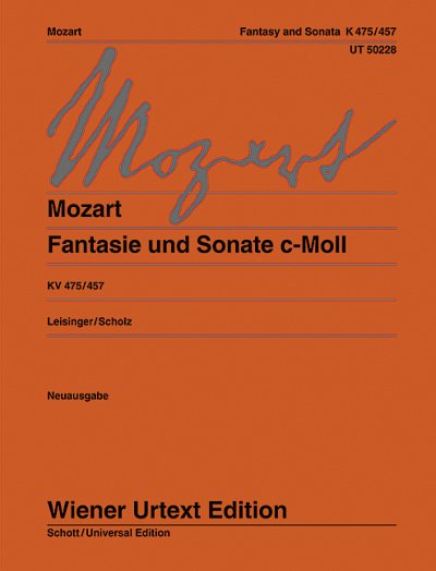 AQ: W.A. Mozart: Fantasie und Sonate c-Moll KV 475/ (B-Ware)