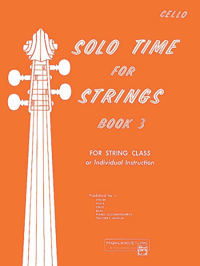 F. Etling: Solo Time for Strings, Book 3, Vc