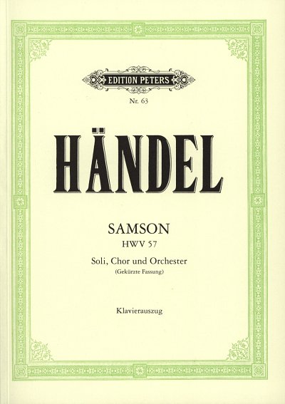G.F. Händel: Samson HWV 57, 5esGchOrch (KA)