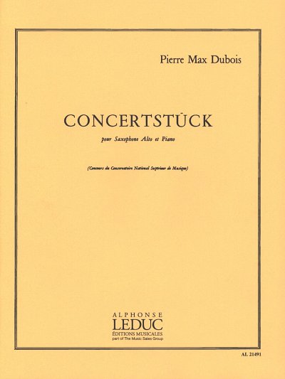 P.-M. Dubois: Concertstuck, ASaxKlav (KlavpaSt)