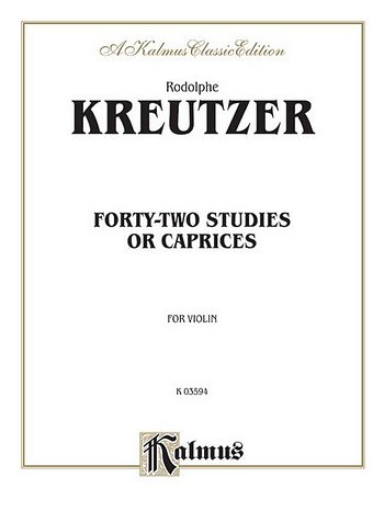 Forty-two Studies or Caprices, Viol