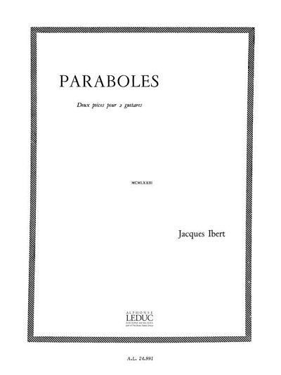 J. Ibert: Paraboles, 2 Pièces, Git