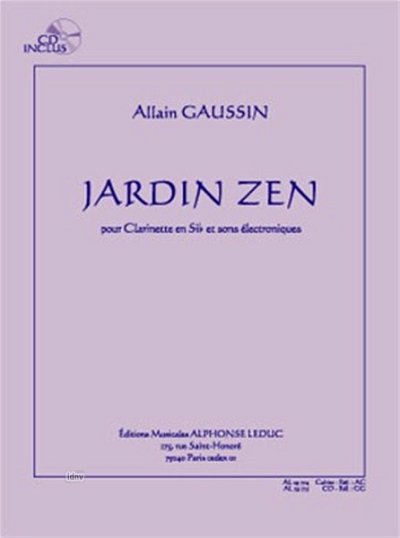 A. Gaussin: Jardin Zen, Klar (+CD)