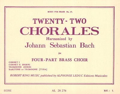 J.S. Bach: Twenty-Two Chorals (Part.)