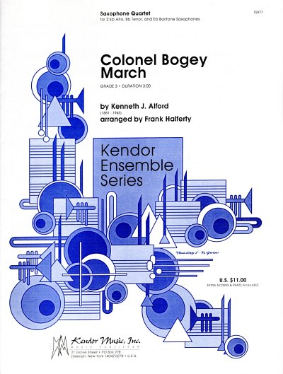 Colonel Bogey March, 4Sax (Pa+St)