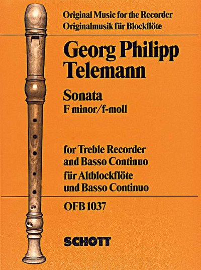 DL: G.P. Telemann: Sonata f-Moll, AblfKlav