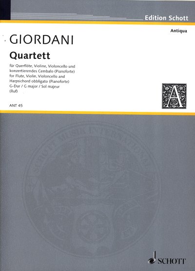 T. Giordani: Quartett G-Dur op. 3/1 