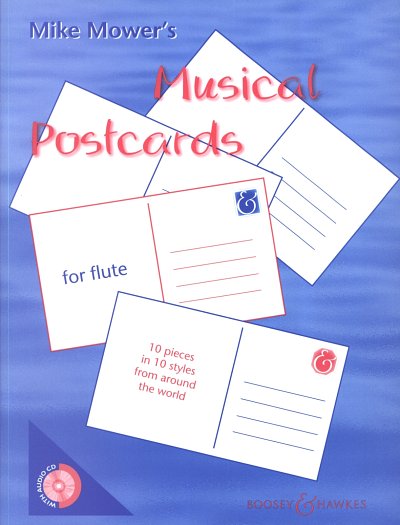 M. Mower: Musical Postcards for Flute, Fl (+CD)