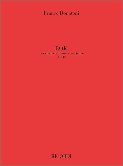 F. Donatoni: Bok (Part.)
