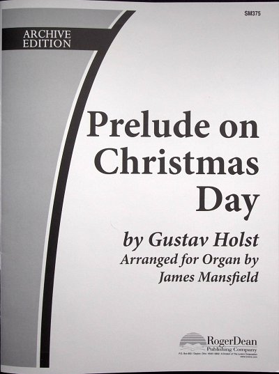 G. Holst: Prelude On Christmas Day, Org