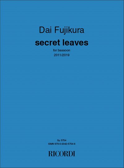 D. Fujikura: secret leaves, Fag