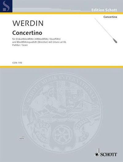 E. Werdin: Concertino  (Part.)
