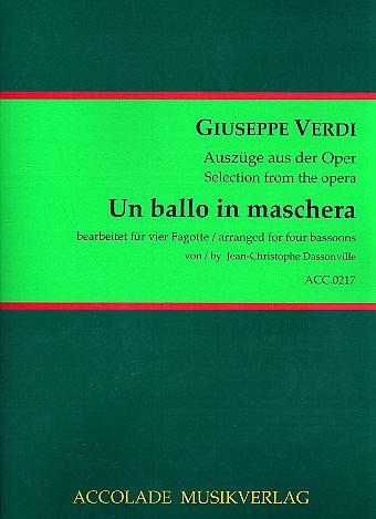 G. Verdi: Un Ballo In Maschera - Auszuege