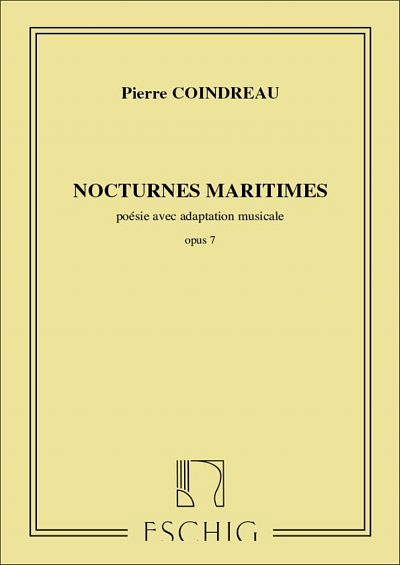 Nocturnes Maritimes, Opus 7 , GesKlav