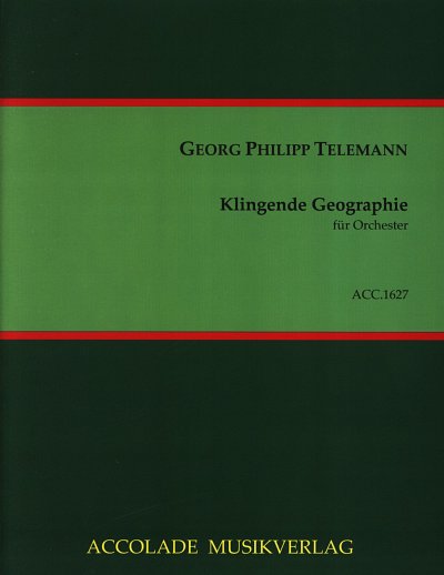 G.P. Telemann: Klingende Geographie, StrOrch (Part.)