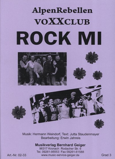 H. Weindorf: Rock Mi, Blask (Pa+St)